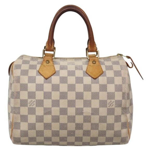 LOUIS VUITTON Damier Azur Speedy 25 Hand Bag - Picture 2 of 16